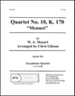 Quartet No. 10, K. 170 Menuet AATB Saxophone Quartet cover